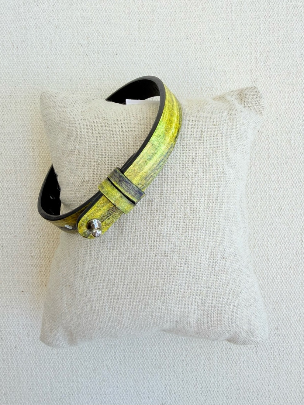 *Single Leather Bracelet Band* KEEP COLLECTIVE~Retired Woodgrain *NIP*